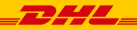 DHL logo. Visit DHL. Opens new window.